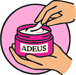 Aplique o creme multifuncional